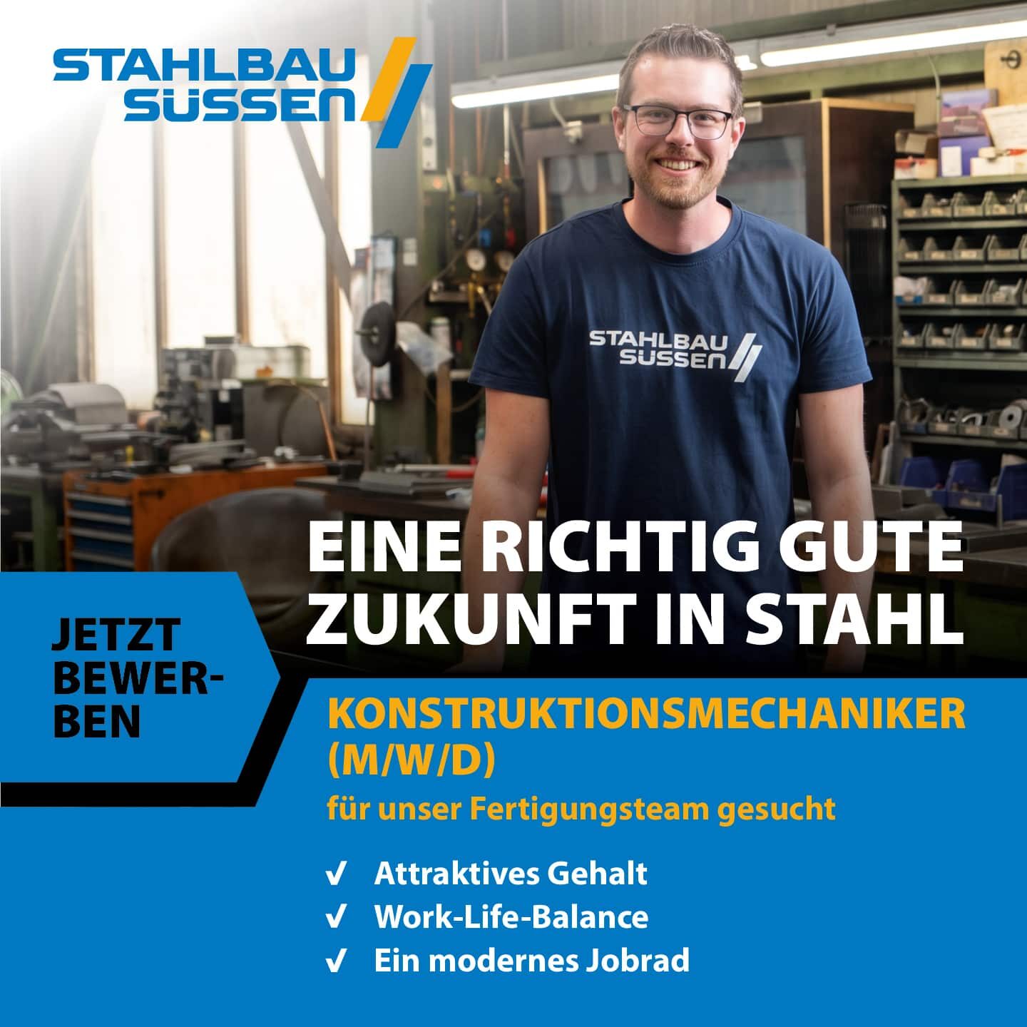 Konstruktionsmechaniker (m/w/d) gesucht!