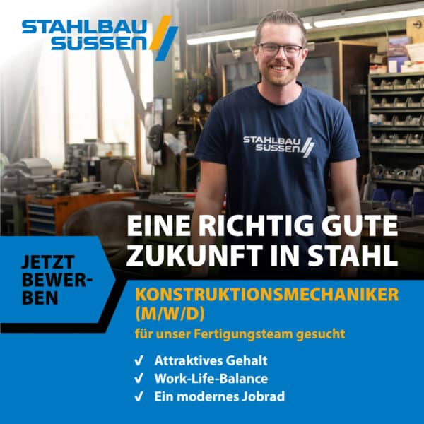 Konstruktionsmechaniker (m/w/d) gesucht!